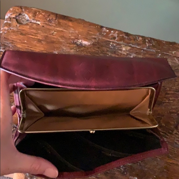 Rolfs burgundy leather wallet vintage - Picture 5 of 5